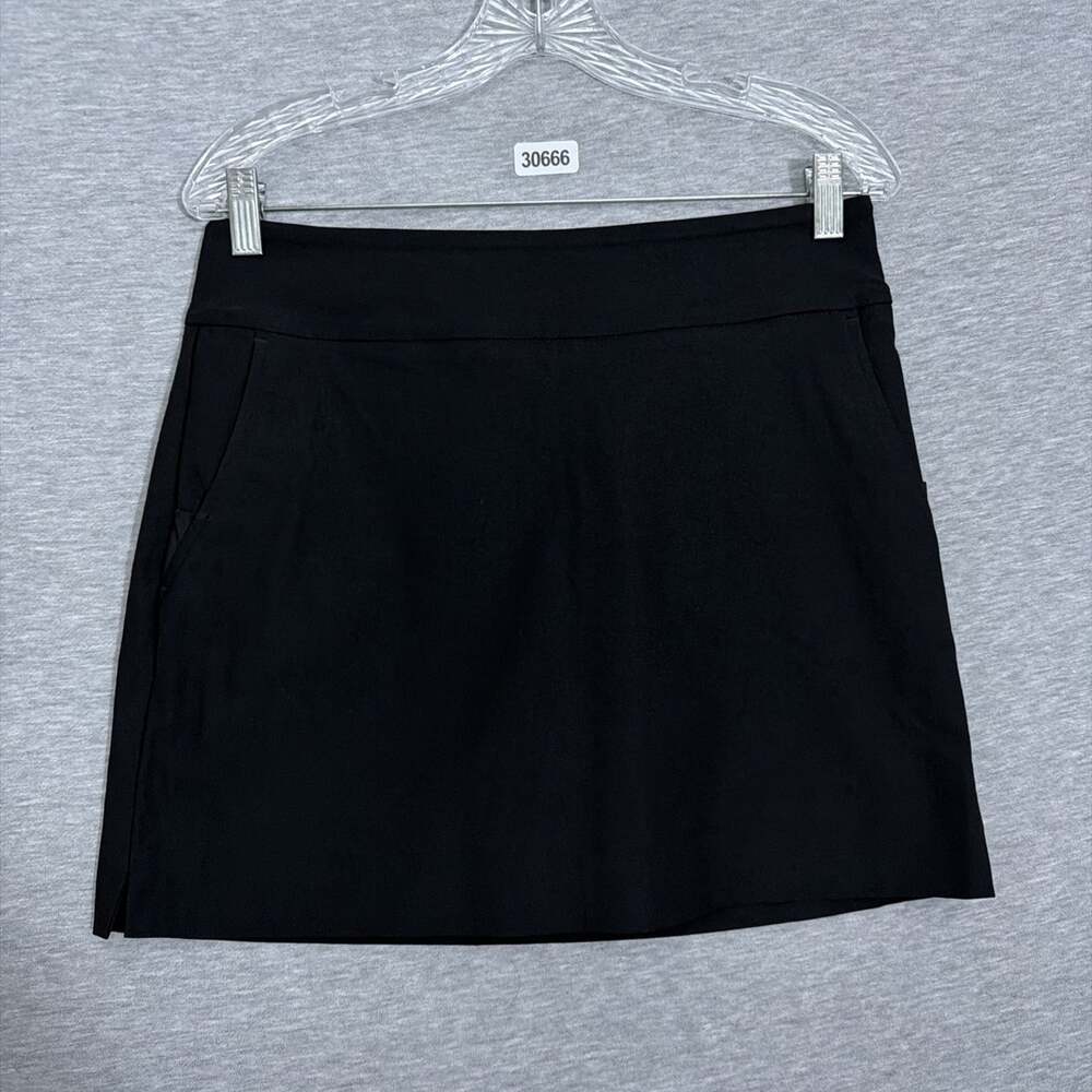 Swing Control Women's Size 6 Solid Black Pull On Stretch Activewear Jupe Skort